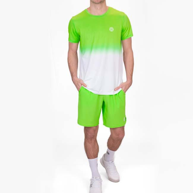 海外サイズ BIDI BADU(ビディバドゥ) メンズ CREW グラディエント 半袖Tシャツ 定番  M1620003-NGNWH ネオングリーン×WH(23y1mテニス) |  | 04