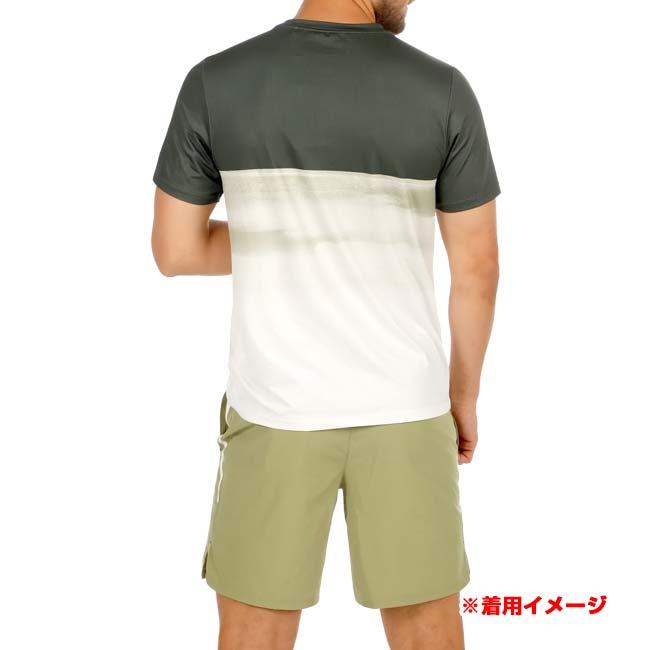 海外サイズ QUIET PLEASE(クワイエットプリーズ) 2026 FW メンズ レシーバーフェイドワイプ ゲームシャツ QP110237-755 パイン(26y8mテニス用ゲームウェア) |  | 05