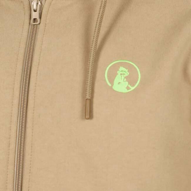 海外サイズ QUIET PLEASE(クワイエットプリーズ) 2025 FS メンズ ワイルドテープド ジップフーディ パーカー QP120101-901 サンド(25y7mテニス) |  | 02