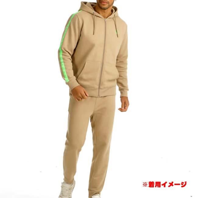 海外サイズ QUIET PLEASE(クワイエットプリーズ) 2025 FS メンズ ワイルドテープド ジップフーディ パーカー QP120101-901 サンド(25y7mテニス) |  | 05