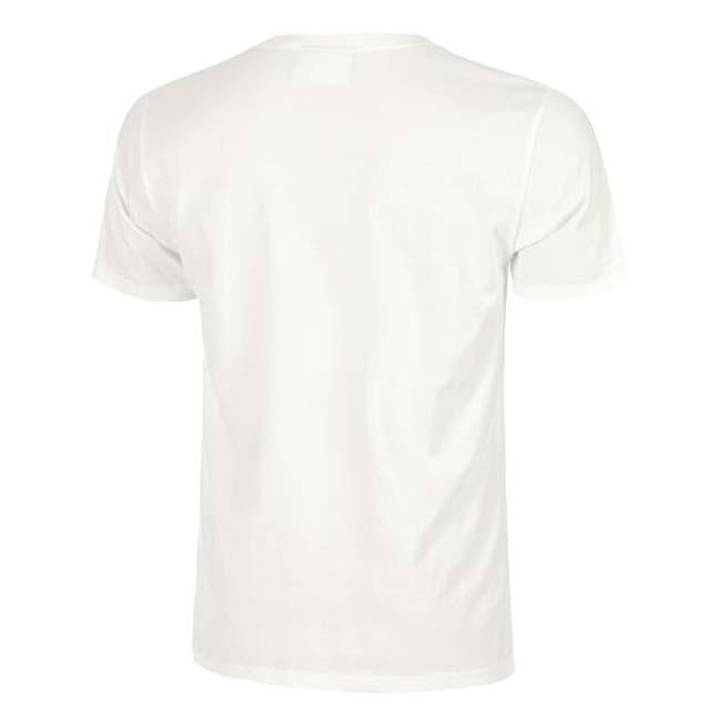 海外サイズ QUIET PLEASE(クワイエットプリーズ) 2025 FS メンズ ワイルドレイヤー プリント半袖Tシャツ QP110189-300 ブライトホワイト(25y7mテニス) |  | 01