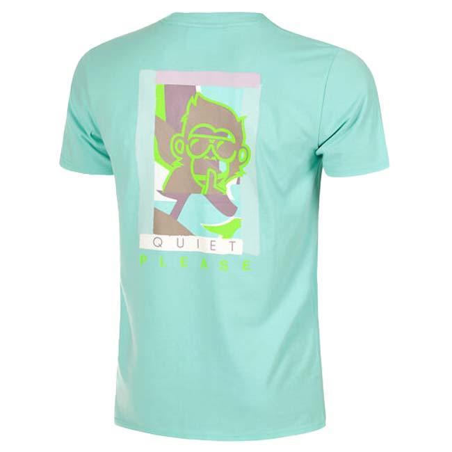 海外サイズ QUIET PLEASE(クワイエットプリーズ) 2025 FS メンズ ワイルドコラージュ バックプリント 半袖Tシャツ QP110187-711 ウエーブ(25y7mテニス) |  | 02