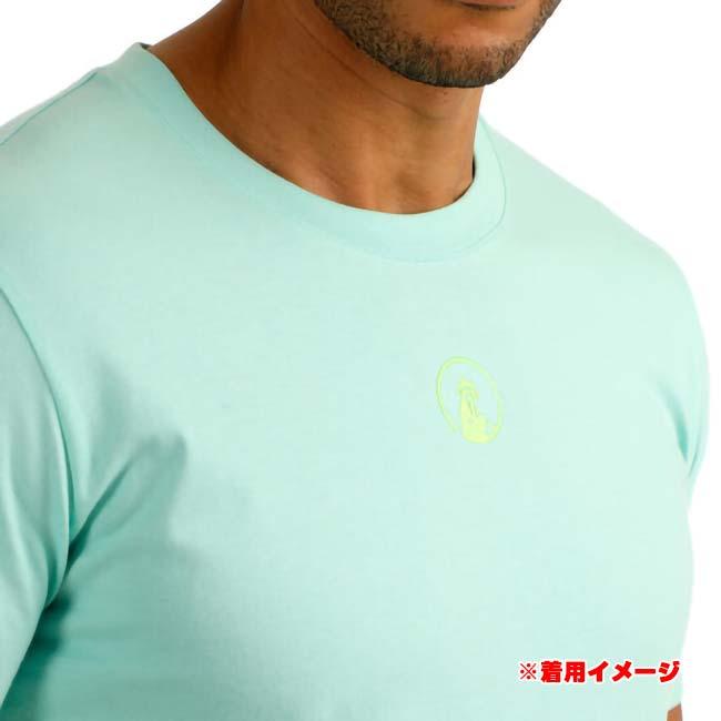 海外サイズ QUIET PLEASE(クワイエットプリーズ) 2025 FS メンズ ワイルドコラージュ バックプリント 半袖Tシャツ QP110187-711 ウエーブ(25y7mテニス) |  | 07
