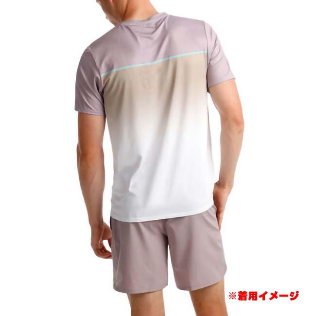 海外サイズ QUIET PLEASE(クワイエットプリーズ) 2025 SS メンズ マインドレシーバーフェイド ゲームシャツ QP110175-588 LS(25y6mテニス用ゲームウェア) |  | 03