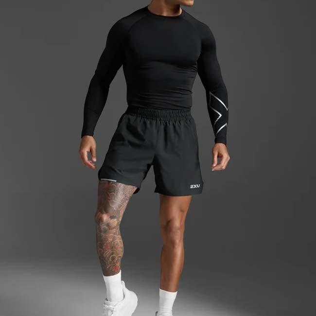 2XU(ツータイムズユー) メンズ PWX CORE COMPRESSION LONG SLEEVE コアコンプレッション 長袖トップス MA6398A-BLKSLV ブラック／シルバー(26y9mトレーニング) |  | 06
