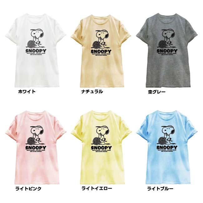 日本サイズ PEANUTS(ピーナッツ) SNOOPY(スヌーピー) ユニセックス テニス 半袖Tシャツ SN2(26y7m) |  | 01