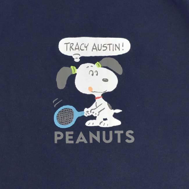 日本サイズ PEANUTS(ピーナッツ) SNOOPY(スヌーピー) ユニセックス テニス柄 プリント半袖Tシャツ スポーツ 部活 ※サイズ表確認 S1152-417SP(26y3mテニス) |  | 06