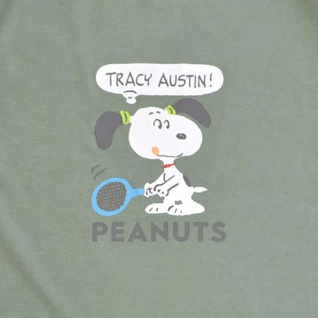 日本サイズ PEANUTS(ピーナッツ) SNOOPY(スヌーピー) ユニセックス テニス柄 プリント半袖Tシャツ スポーツ 部活 ※サイズ表確認 S1152-417SP(26y3mテニス) |  | 08