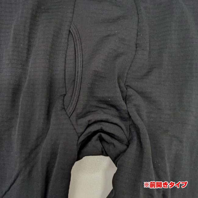 日本サイズ KTBK(寿ニット) ×工務店の日報 メンズ ジワる。裏ドットフリース 防寒 ロングタイツ インナータイツ 前開きタイプ 2312 ブラック(25y12m) |  | 03