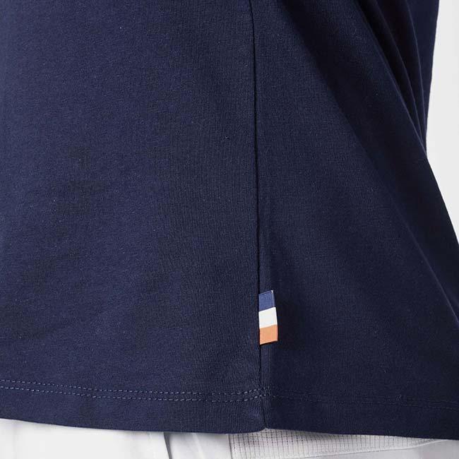 海外サイズ Roland Garros Official(ローランギャロス) 2024 メンズ ロゴ プリント 半袖Tシャツ RG23001ネイビー(24y11mテニス) |  | 03