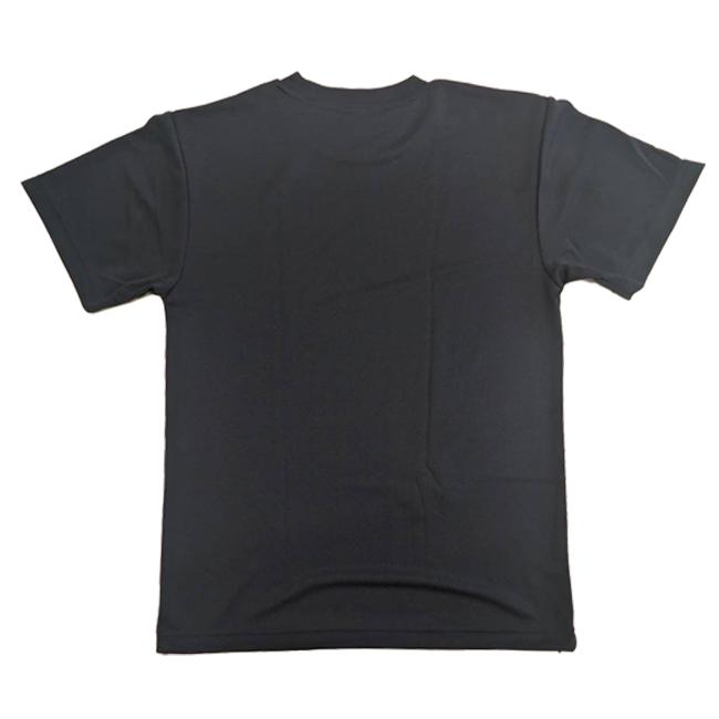 日本サイズ テニス馬鹿 メンズ ダブルスは他力本願  ネイビー ドライ 半袖Tシャツ(25y7mテニス) |  | 02