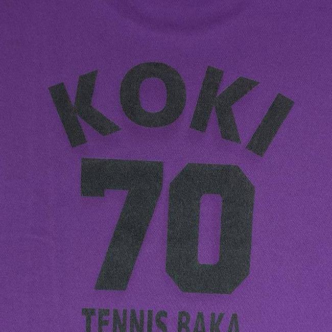 古希の仲間をみんなでお祝いしよう  日本サイズ テニス馬鹿 ユニセックス KOKI 70  古希 古稀 バックプリント ドライ半袖Tシャツ (24y6mテニス) |  | 03