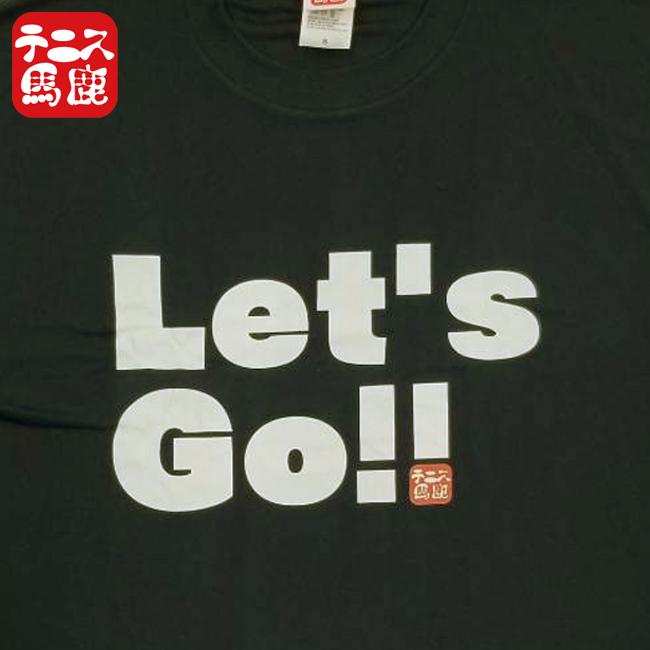 売切り在庫処分特価】日本サイズ テニス馬鹿 ユニセックス Let's Go   文字プリント ドライシルキータッチ 半袖Tシャツ (23y5mテニス) |  | 07