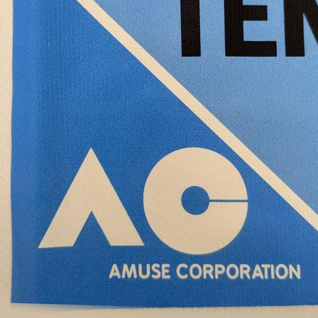 日本サイズ TENIGORI(テニゴリ) 2024 ユニセックス AC AMUSE CORPORATION ドライ半袖Tシャツ TGMT023-ホワイト×ブルー(24y6mテニス) |  | 04