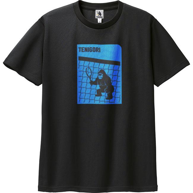 日本サイズ TENIGORI(テニゴリ) 2023 ユニセックス ネットゴリラプリント ドライ半袖Tシャツ TGMT020(23y3mテニス) |  | 04