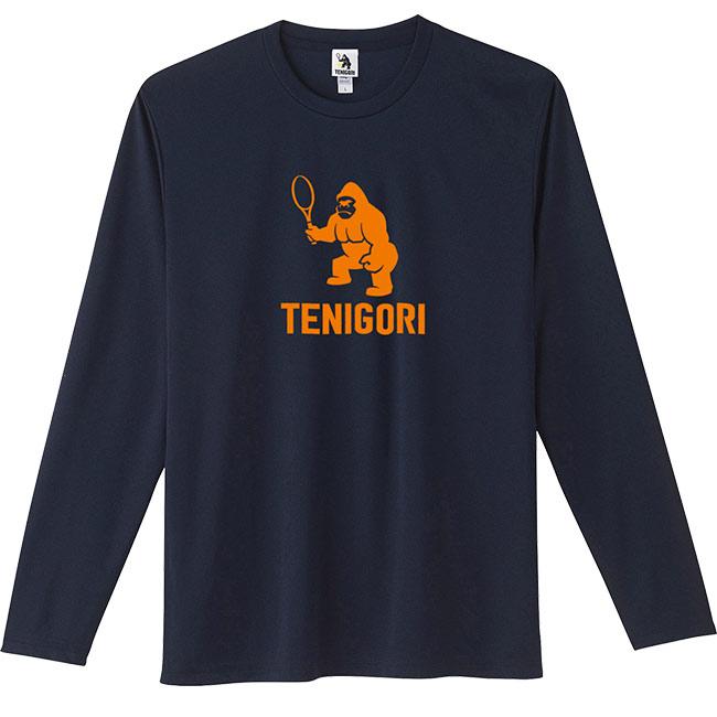 日本サイズ TENIGORI(テニゴリ) ユニセックス ロゴプリント インターロック ドライ長袖Tシャツ TGMT019(22y4mテニス) |  | 09