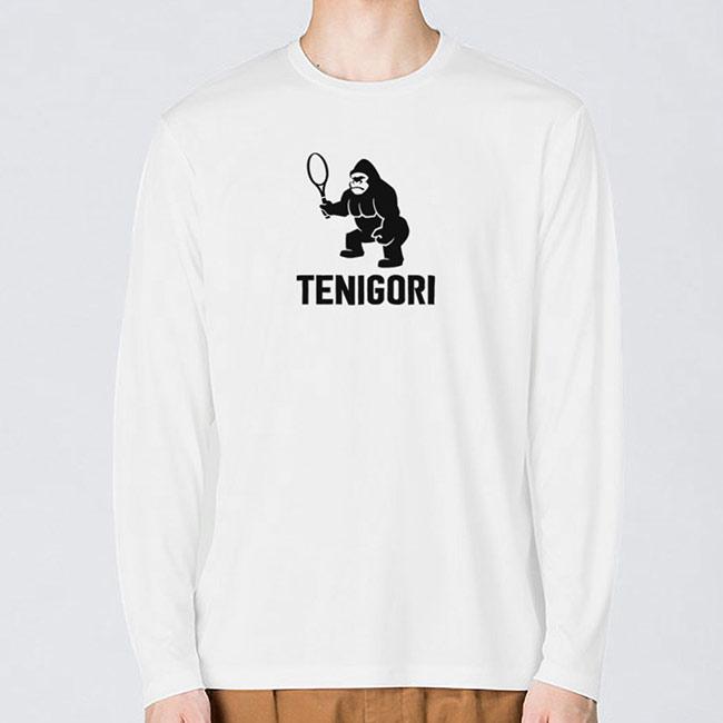 日本サイズ TENIGORI(テニゴリ) ユニセックス ロゴプリント インターロック ドライ長袖Tシャツ TGMT019(22y4mテニス) |  | 01