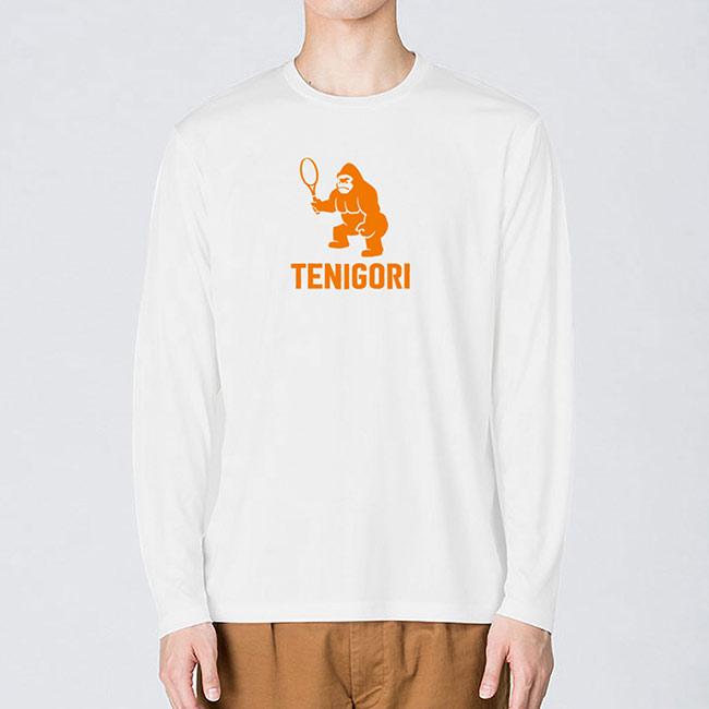 日本サイズ TENIGORI(テニゴリ) ユニセックス ロゴプリント インターロック ドライ長袖Tシャツ TGMT019(22y4mテニス) |  | 01
