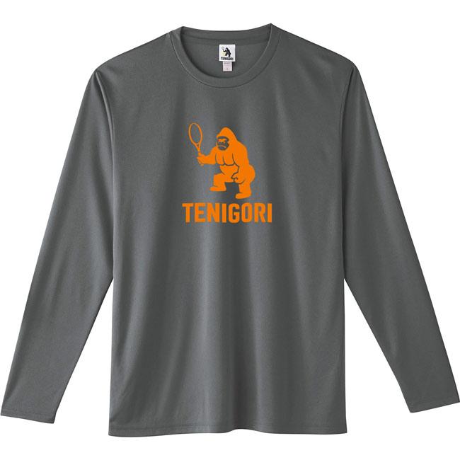 日本サイズ TENIGORI(テニゴリ) ユニセックス ロゴプリント インターロック ドライ長袖Tシャツ TGMT019(22y4mテニス) |  | 10