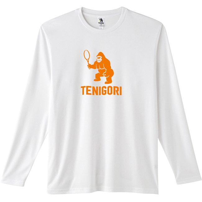 日本サイズ TENIGORI(テニゴリ) ユニセックス ロゴプリント インターロック ドライ長袖Tシャツ TGMT019(22y4mテニス) |  | 04