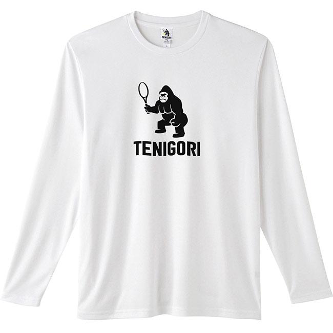 日本サイズ TENIGORI(テニゴリ) ユニセックス ロゴプリント インターロック ドライ長袖Tシャツ TGMT019(22y4mテニス) |  | 04