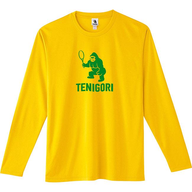 日本サイズ TENIGORI(テニゴリ) ユニセックス ロゴプリント インターロック ドライ長袖Tシャツ TGMT019(22y4mテニス) |  | 06