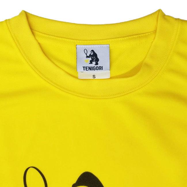 日本サイズ TENIGORI(テニゴリ) ユニセックス ロゴ入り ビッグバナナ柄 ファイバードライ 半袖Tシャツ TGMT017(22y4mテニス) |  | 04
