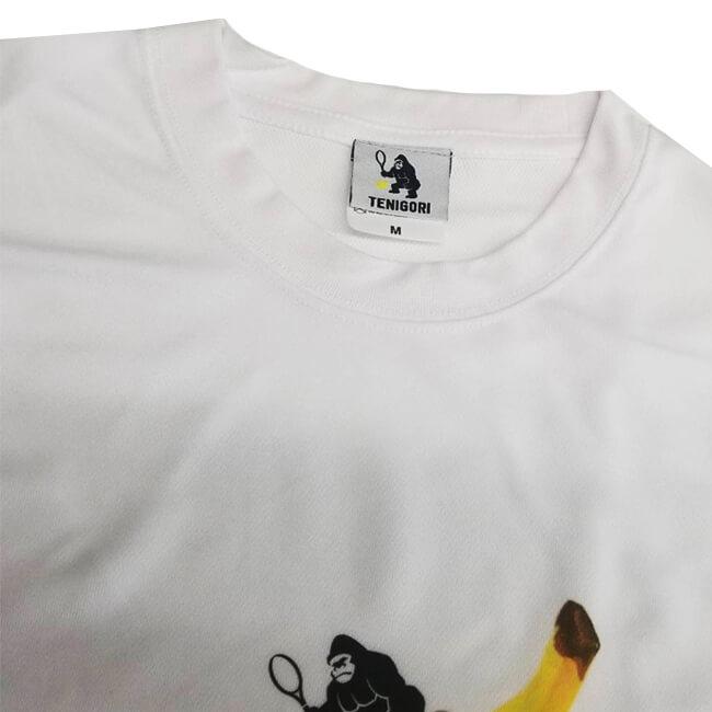 日本サイズ TENIGORI(テニゴリ) ユニセックス Get on Board プリント半袖Tシャツ TGMT010-ホワイト×バナナ(20y8m) |  | 02