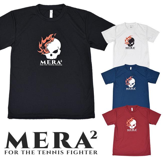売切り終了！大特価】全4色 日本サイズ MERA2(メラメラ) ユニセックス ベーシックロゴ フロントプリント ドライＴシャツ MRT001(21y4m) | 