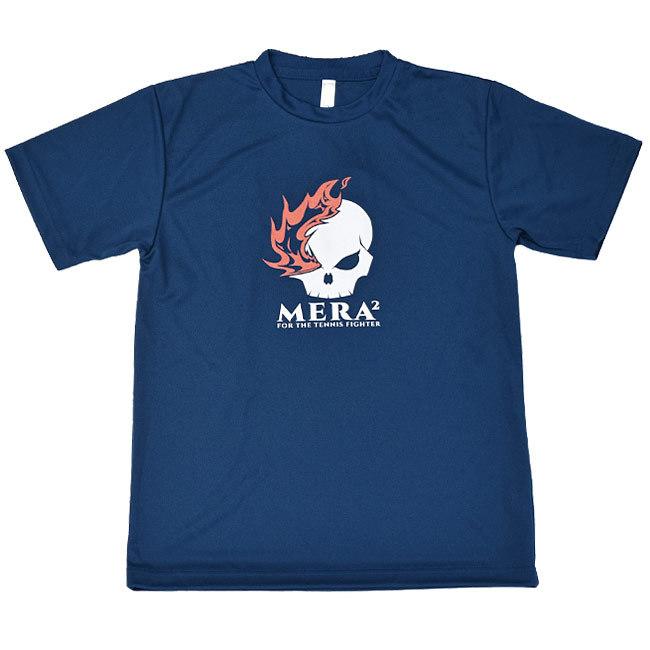 売切り終了！大特価】全4色 日本サイズ MERA2(メラメラ) ユニセックス ベーシックロゴ フロントプリント ドライＴシャツ MRT001(21y4m) |  | 08