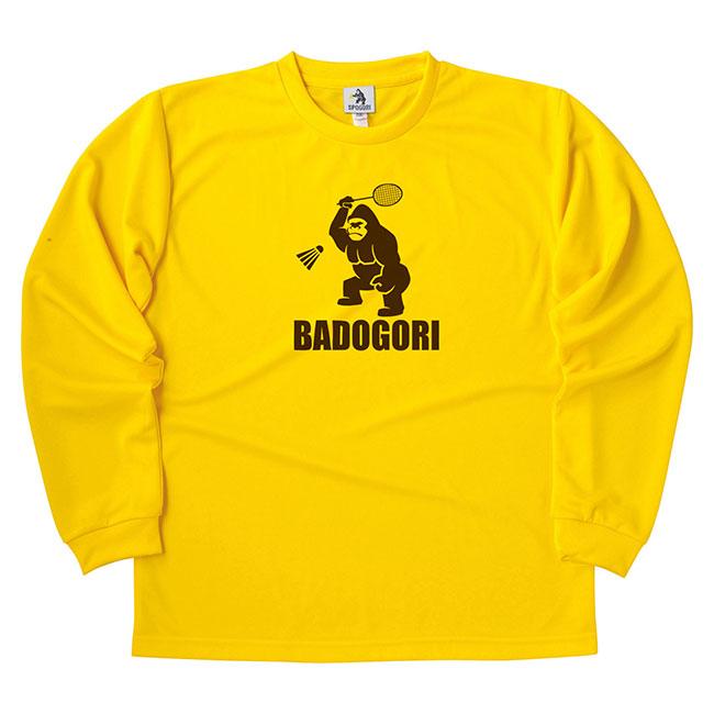 長袖 BADOGORI(バドゴリ) ユニセックス ベーシックアイコン シルクプリント ロングスリーブ ドライTシャツ バドミントン BGMT003(23y12m) |  | 02