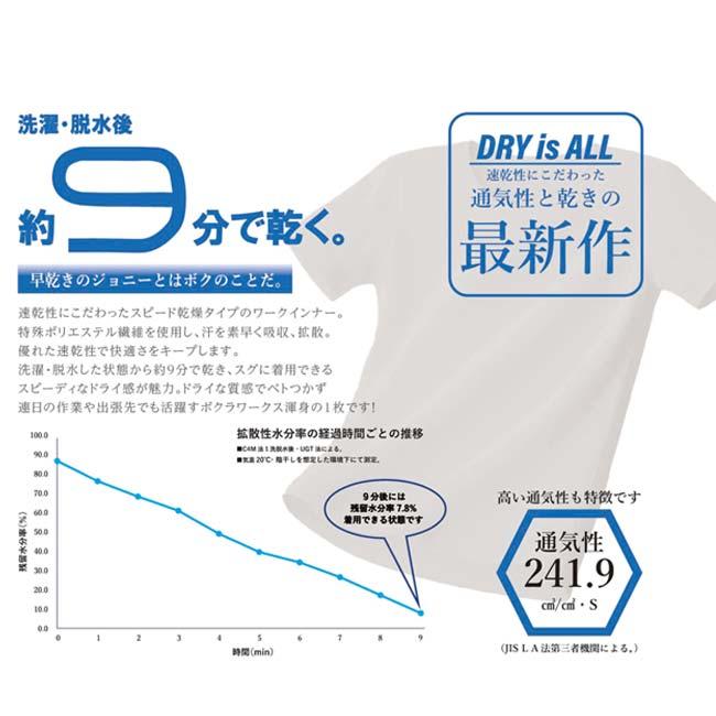 新提案 インナーウェアで快適プレイ 最短9分で乾く！コトブキニット(KTBK) 2026 SS メンズ ボクラワークスフィロソフィ インナー 半袖クルーネック 2313 |  | 05