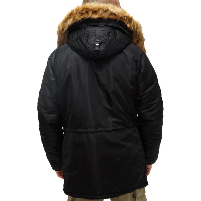 JAPAN FIT アルファインダストリーズ N-3B N3B XL 黒 ファー JAPAN FIT アルファインダストリーズ N-3B N3B XL 黒 ファー ALPHA