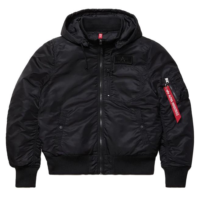 アルファインダストリーズ 希少 MA-1 フード着脱フライトジャケット ボンバー Alpha Industries（アルファ・インダストリーズ） USサイズ メンズ