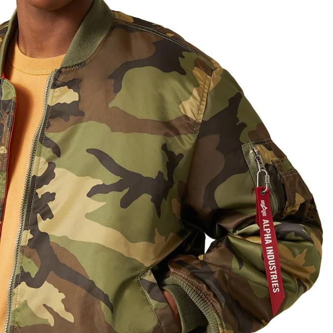 希少 USA製/アルファ/迷彩 MA-1 フライトジャケット M JP-L 楽天市場