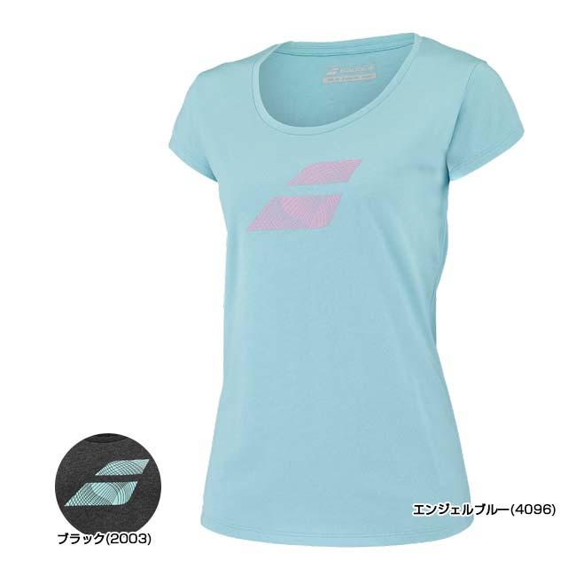 ＵＳサイズ バボラ(Babolat) 2023 SS レディース EXERCISE エクササイズ フラッグ 半袖Tシャツ 4WS23442(23y2mテニス) | Babolat | 01