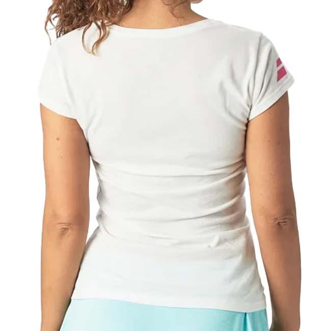 ＵＳサイズ バボラ(Babolat) 2023 SS レディース EXERCISE エクササイズ メッセージ 半袖Tシャツ 4WS23445(23y2mテニス) | Babolat | 14