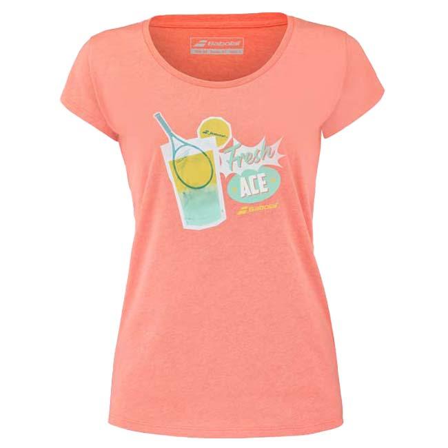 ＵＳサイズ バボラ(Babolat) 2023 SS レディース EXERCISE エクササイズ メッセージ 半袖Tシャツ 4WS23445(23y2mテニス) | Babolat | 02