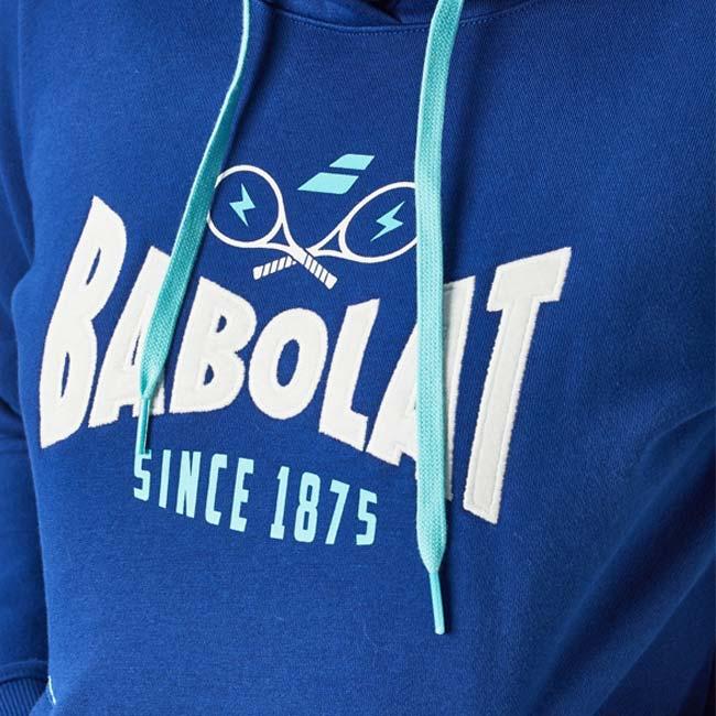 ＵＳサイズ バボラ(Babolat) 2023 SS レディース EXERCISE エクササイズ フーティ フード付きスウェット 4WTE041-4000 エステートブルー | Babolat | 05