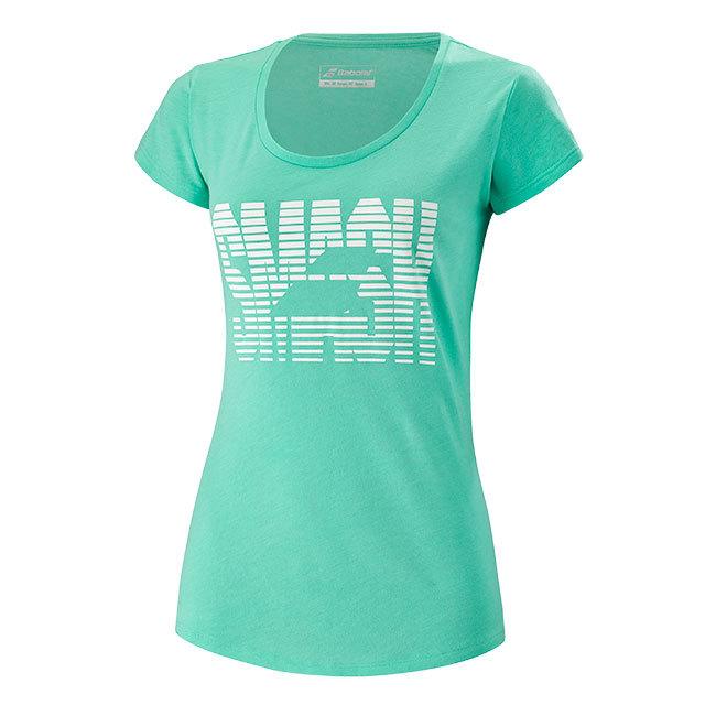 在庫処分特価 ＵＳサイズ バボラ(Babolat) レディース EXERCISE(エクササイズ) メッセージ 半袖Tシャツ 4WS21445(21y2mテニス) | Babolat | 04