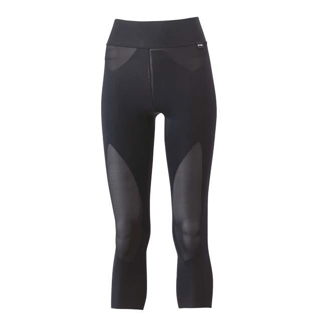 日本サイズ ヨネックス(YONEX) 2024 レディース STB アスリートモデル 七分丈スパッツ 機能インナー STBA2512-007 ブラック(24y3mトレーニング) | YONEX