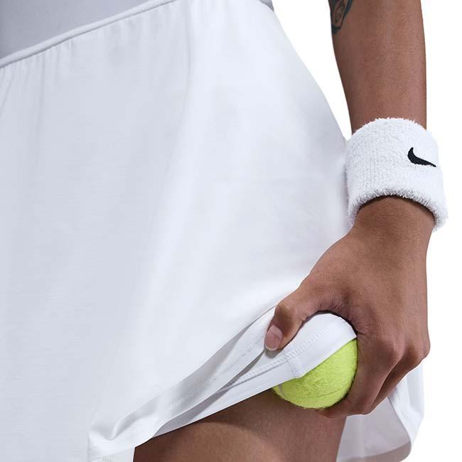 日本サイズ ナイキ(NIKE) 2026 SP レディース ヴィクトリー Dri-FIT ミッドライズ ゲームスコート FD5578-100 ホワイト×BK(26y1mテニス用ゲームウェア) | NIKE | 02