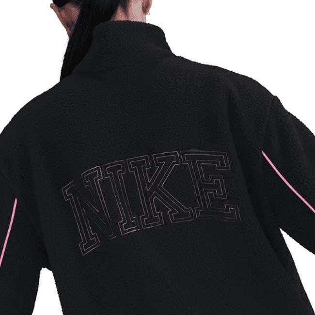 ナイキ(NIKE) 2025 HO レディース Sportswearスポーツウエア ハイパイルフリース フルジップジャケット IM7485-010 BK×プレイフルピンク(25y11mトレーニング) | NIKE | 04