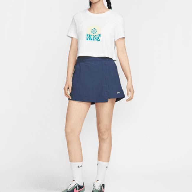 在庫処分特価 日本サイズ ナイキ(NIKE) 2025 FA レディース スポーツウエア エッセンシャル ウーブン ショートパンツ HM6980-410 Mネイビー×セイル | NIKE | 04