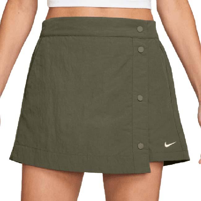 在庫処分特価 日本サイズ ナイキ(NIKE) 2025 FA レディース スポーツウエア エッセンシャル ウーブン ショートパンツ HM6980-222 Mオリーブ×セイル | NIKE