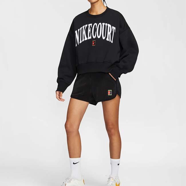 在庫処分特価 ナイキ(NIKE) 2025 SP レディース COURT PHOENIX FLEECE オーバーオーバーサイズ クルーネック 長袖スウェットシャツ HQ0352-010(24y12mテニス) | NIKE | 05
