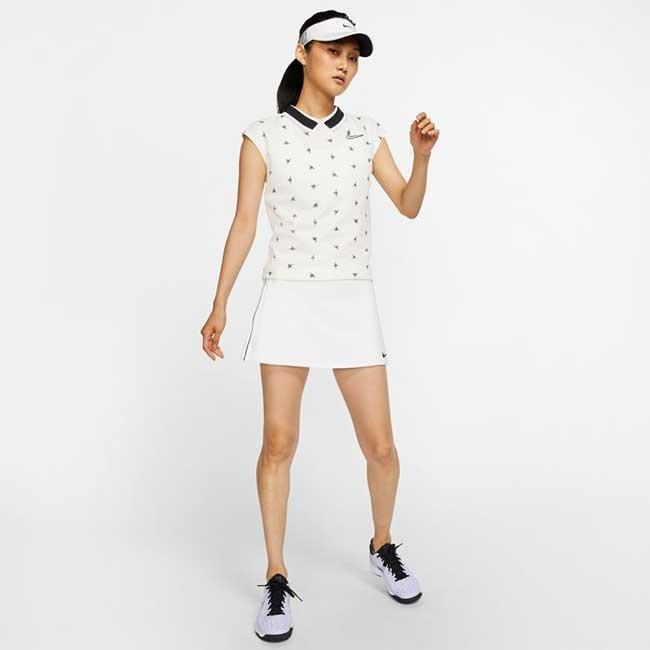 日本サイズ ナイキ(NIKE) レディース DRI-FIT ストレッチスカート 939321-102 ホワイト×ブラック(20y5m) | NIKE | 06