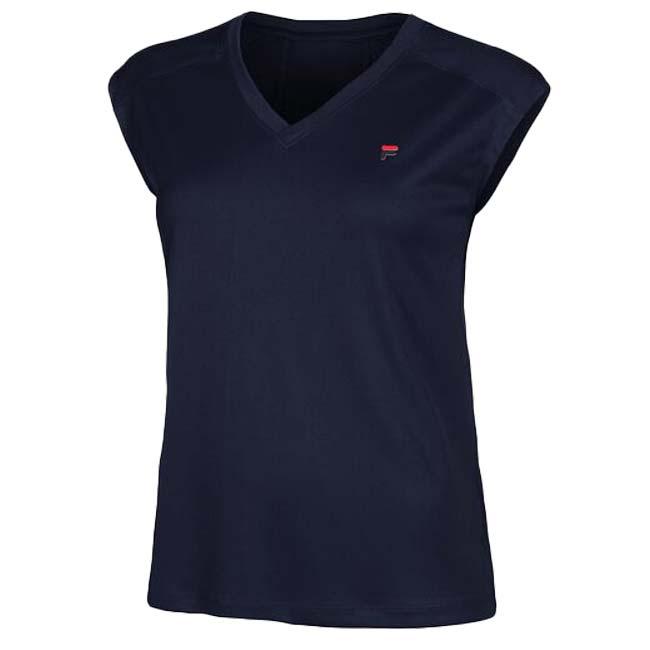 ＵＳサイズ FILA(フィラ) 2024 レディース MAIA マイア Vネック ゲームシャツ FBL241340(24y11mテニス用ゲームウェア) | FILA | 11