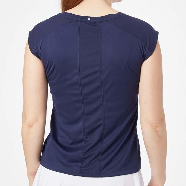 ＵＳサイズ FILA(フィラ) 2024 レディース MAIA マイア Vネック ゲームシャツ FBL241340(24y11mテニス用ゲームウェア) | FILA | 14