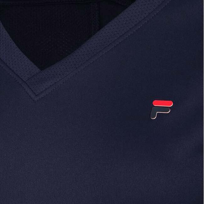 ＵＳサイズ FILA(フィラ) 2024 レディース MAIA マイア Vネック ゲームシャツ FBL241340(24y11mテニス用ゲームウェア) | FILA | 16